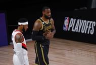 James and Anthony in the 2020 NBA Playoffs.